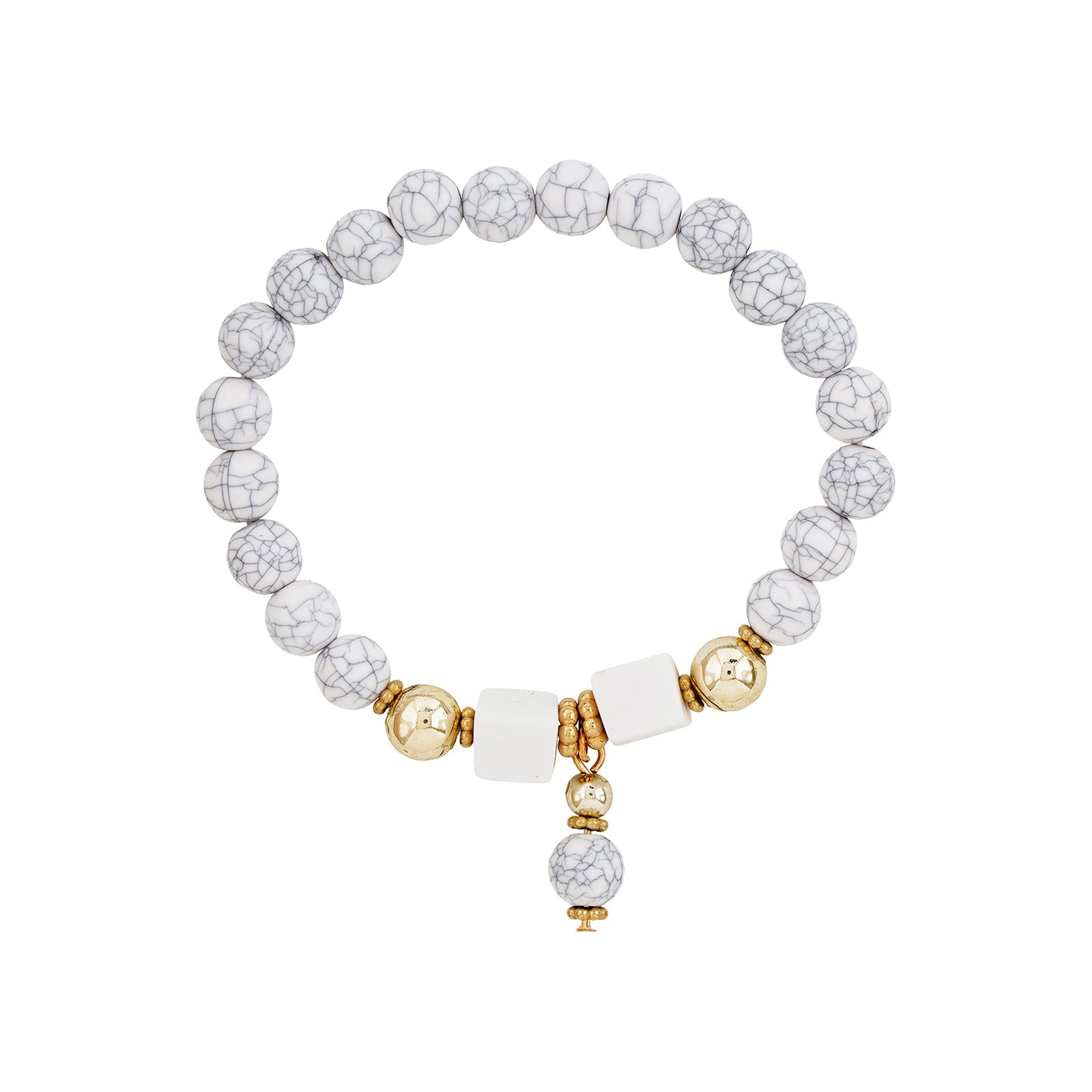 It's Nice To Have A Friend Cream Beaded Bracelet