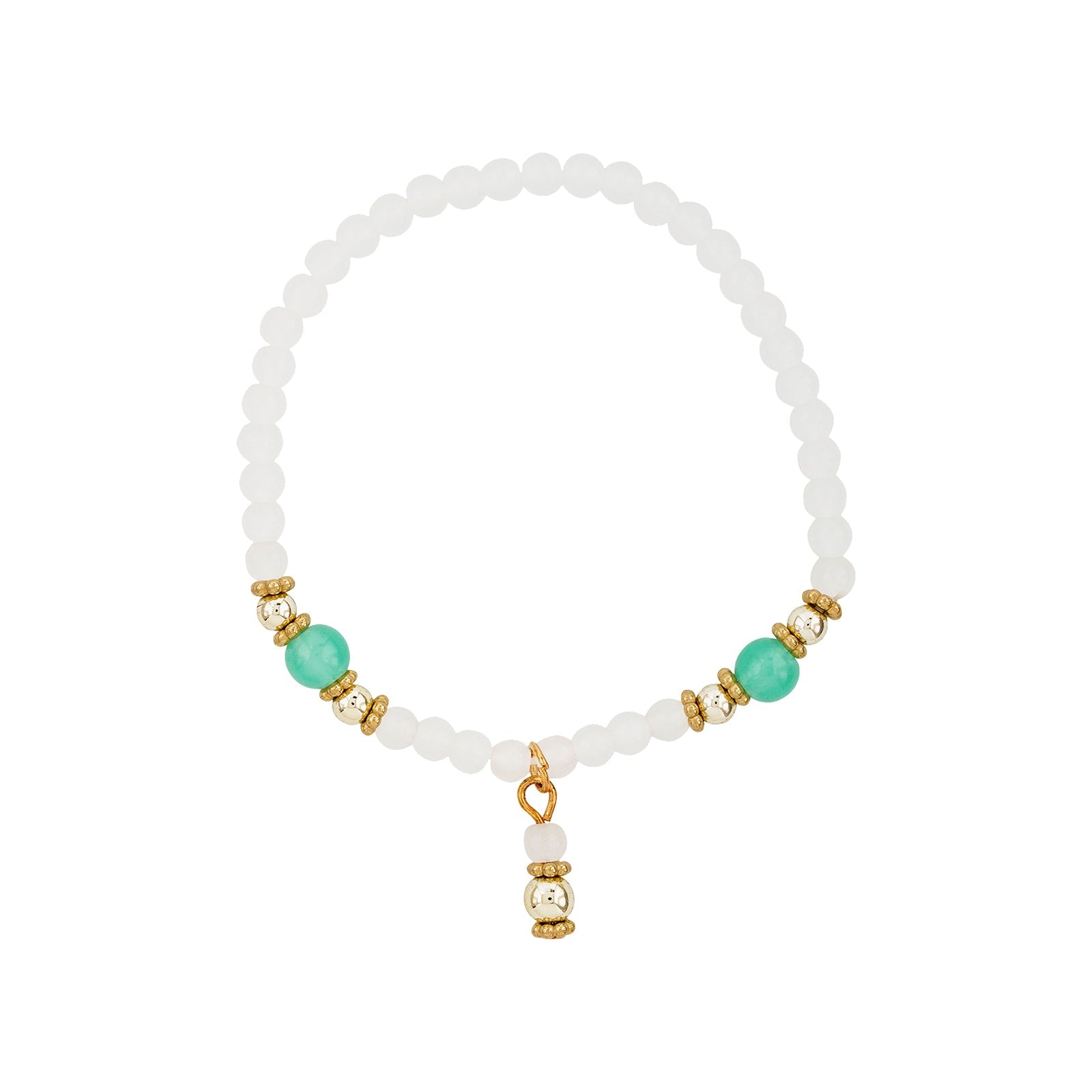 It's Nice To Have A Friend Cream Beaded Bracelet