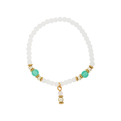It's Nice To Have A Friend Cream Beaded Bracelet