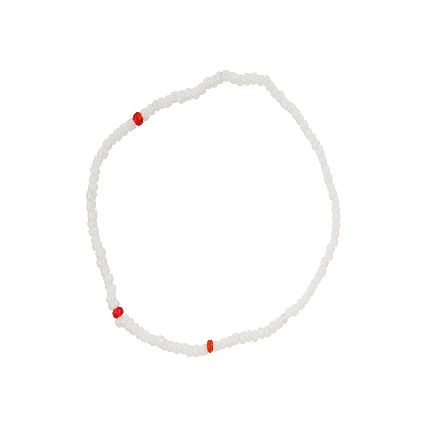 It's Nice To Have A Friend Cream Beaded Bracelet