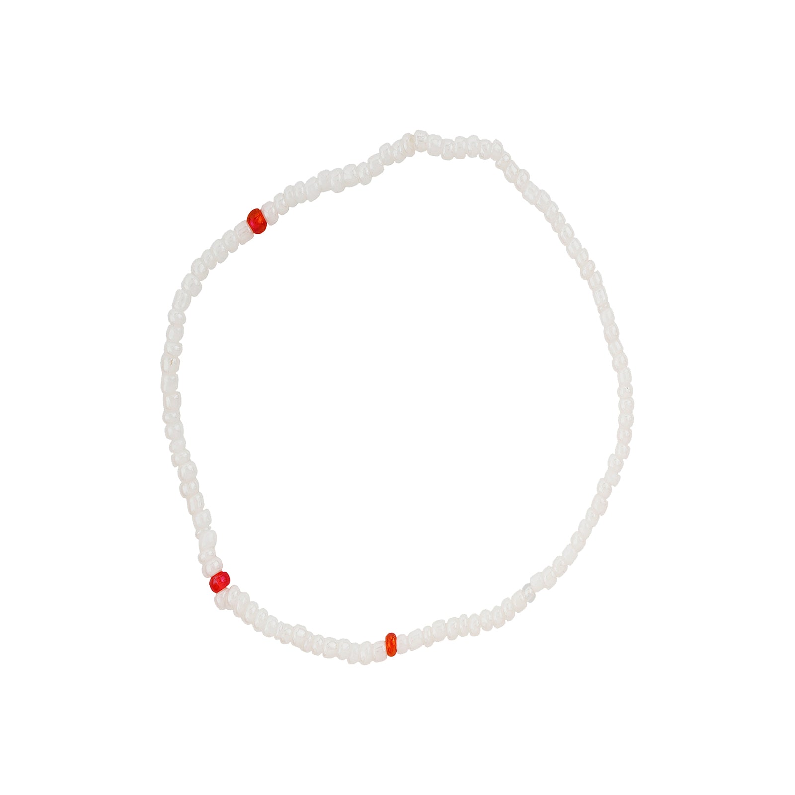 It's Nice To Have A Friend Cream Beaded Bracelet