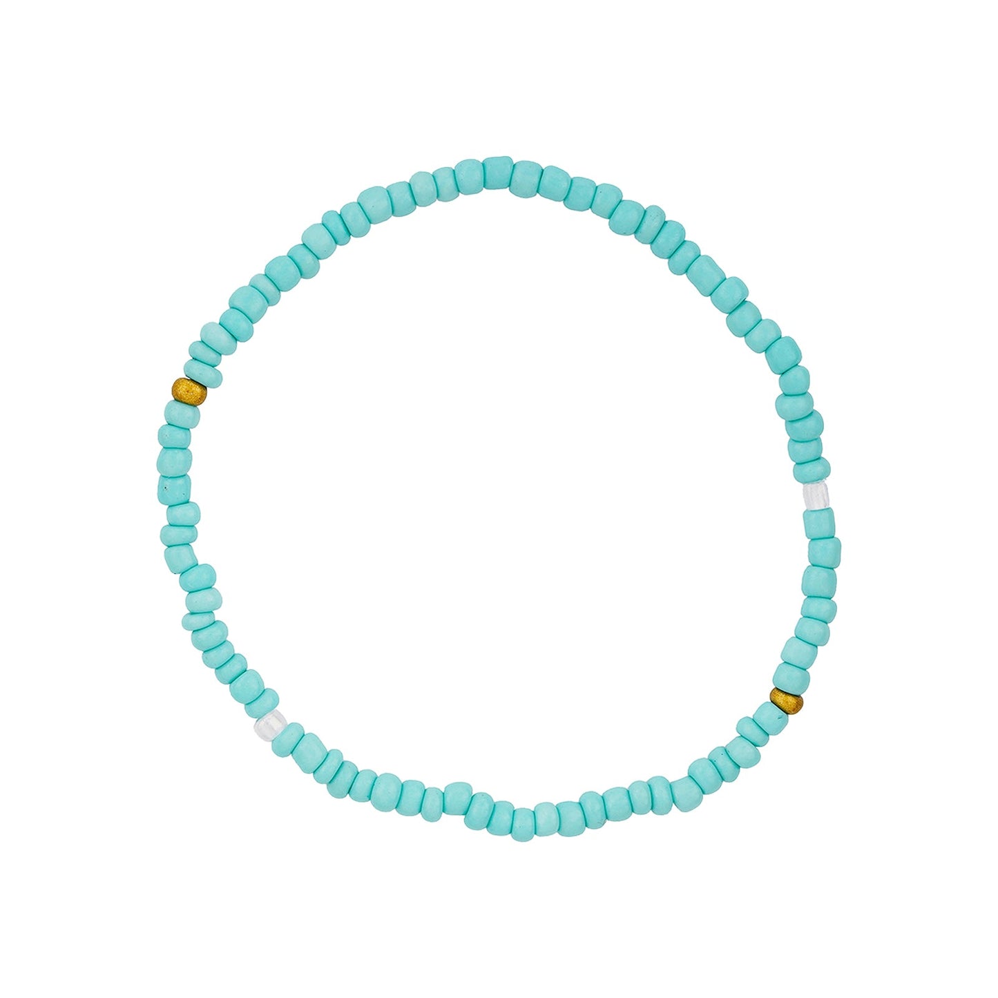 Sweeter Than Fiction Blue Beaded Bracelet