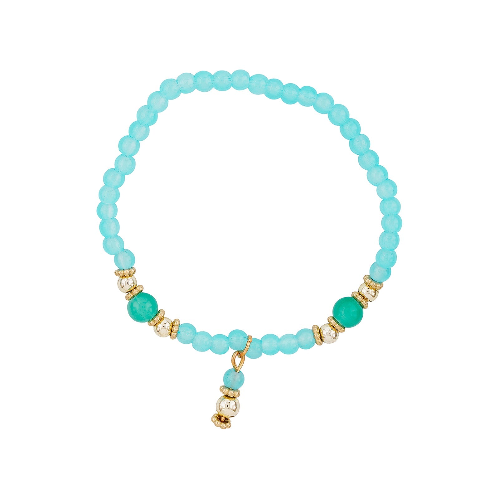 Sweeter Than Fiction Blue Beaded Bracelet