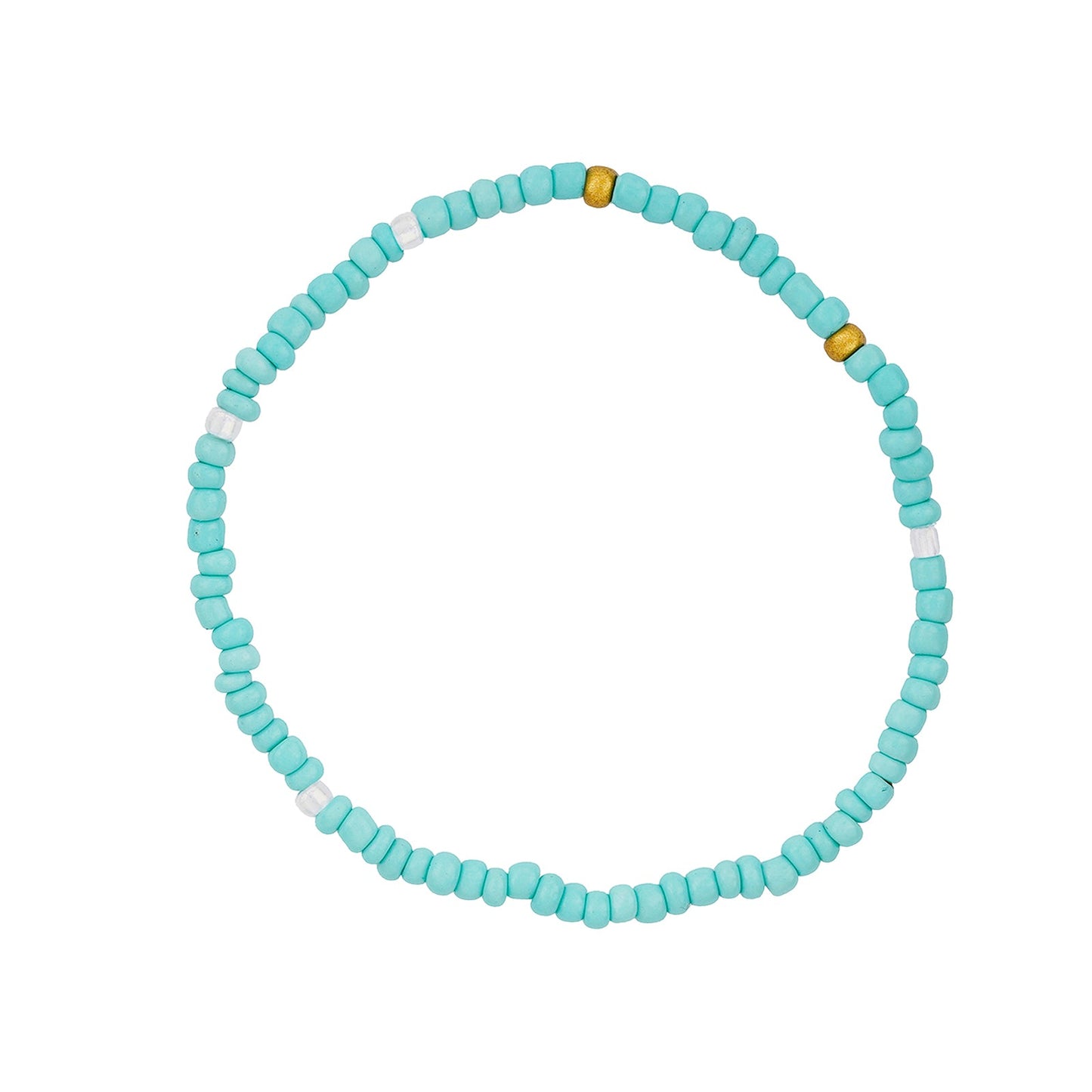 Sweeter Than Fiction Blue Beaded Bracelet