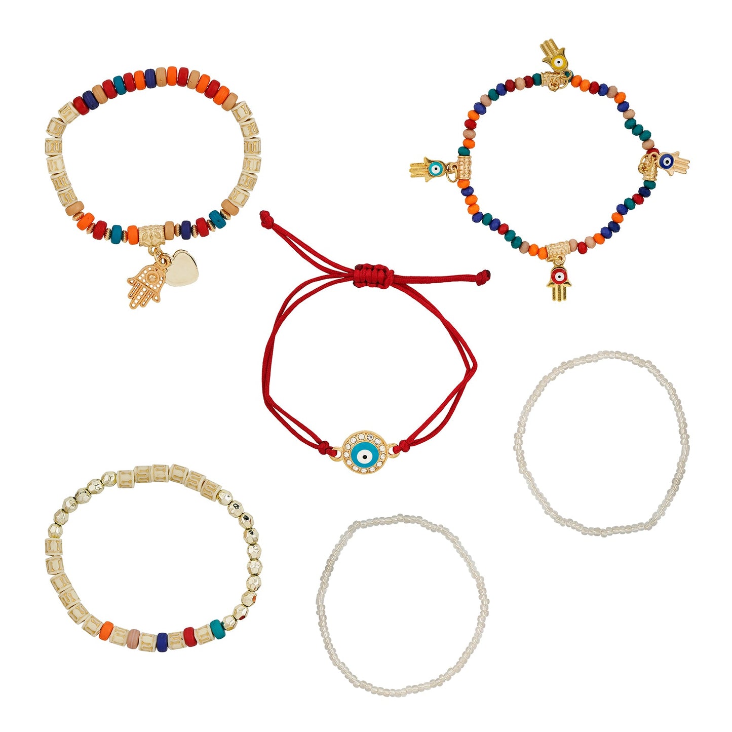 Treacherous Multicolored Beaded Bracelet