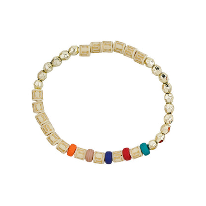 Treacherous Multicolored Beaded Bracelet