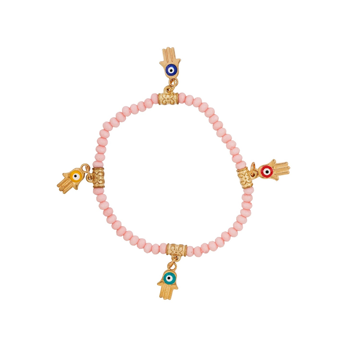 State Of Grace Pink Beaded Bracelet
