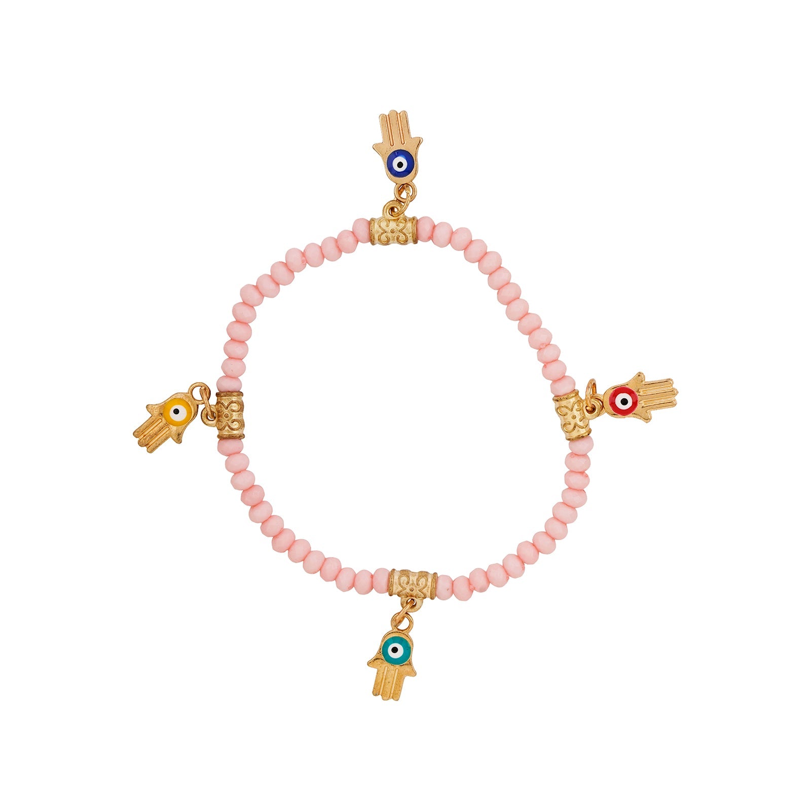 State Of Grace Pink Beaded Bracelet