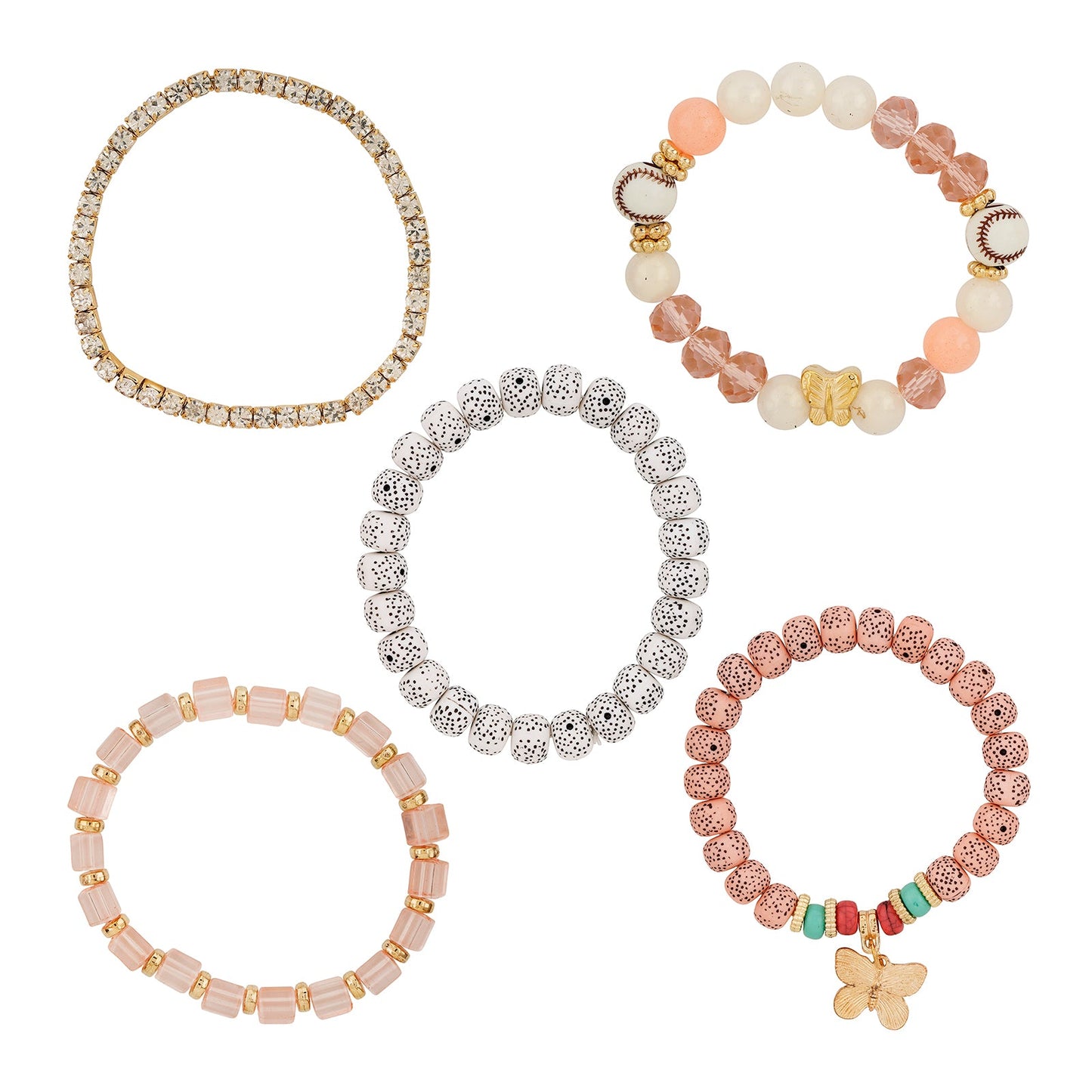 Sweet Nothing Blush Beaded Bracelet