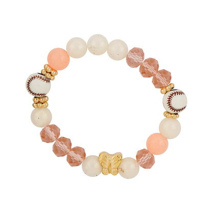 Sweet Nothing Blush Beaded Bracelet