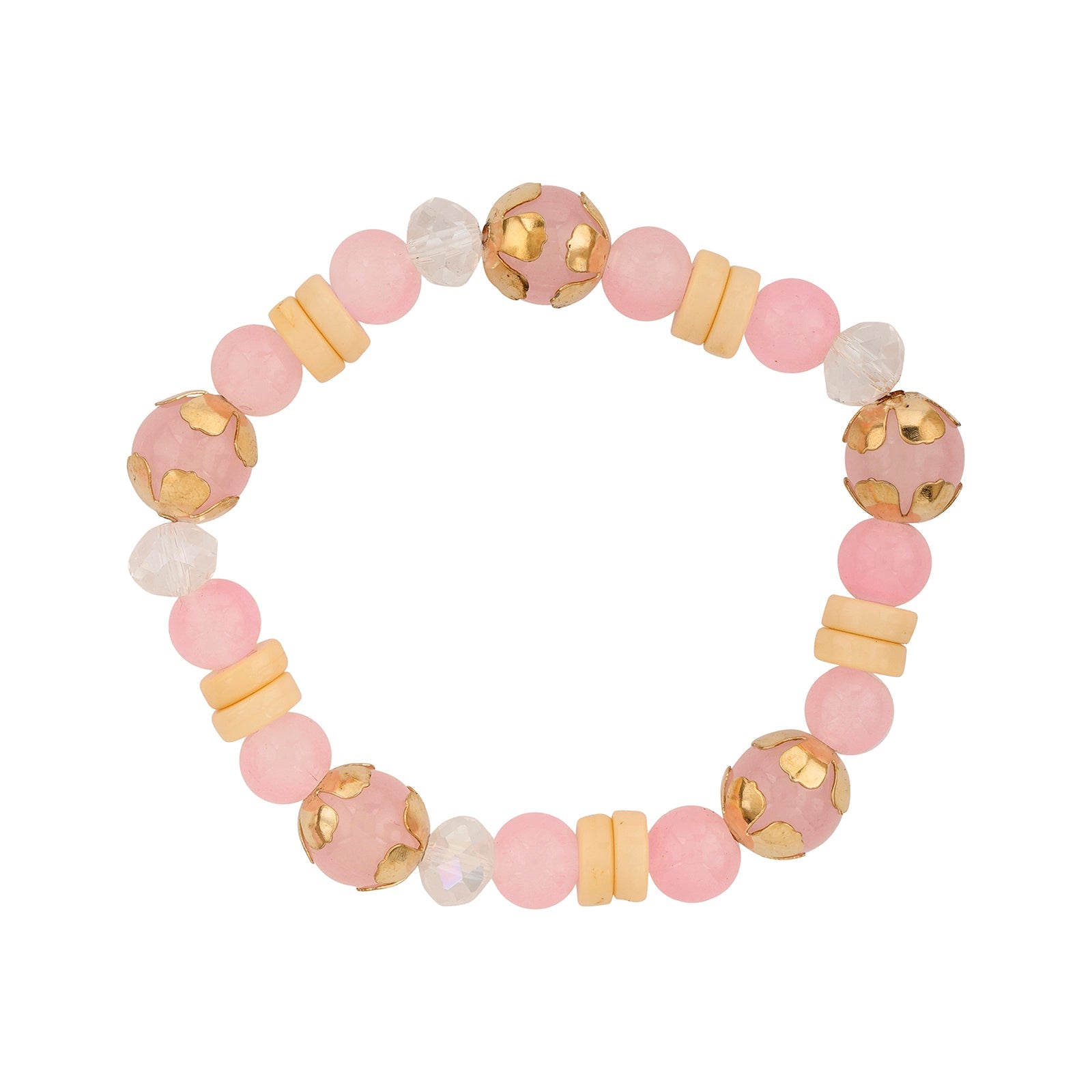 The Way I Loved You Pink Beaded Bracelet