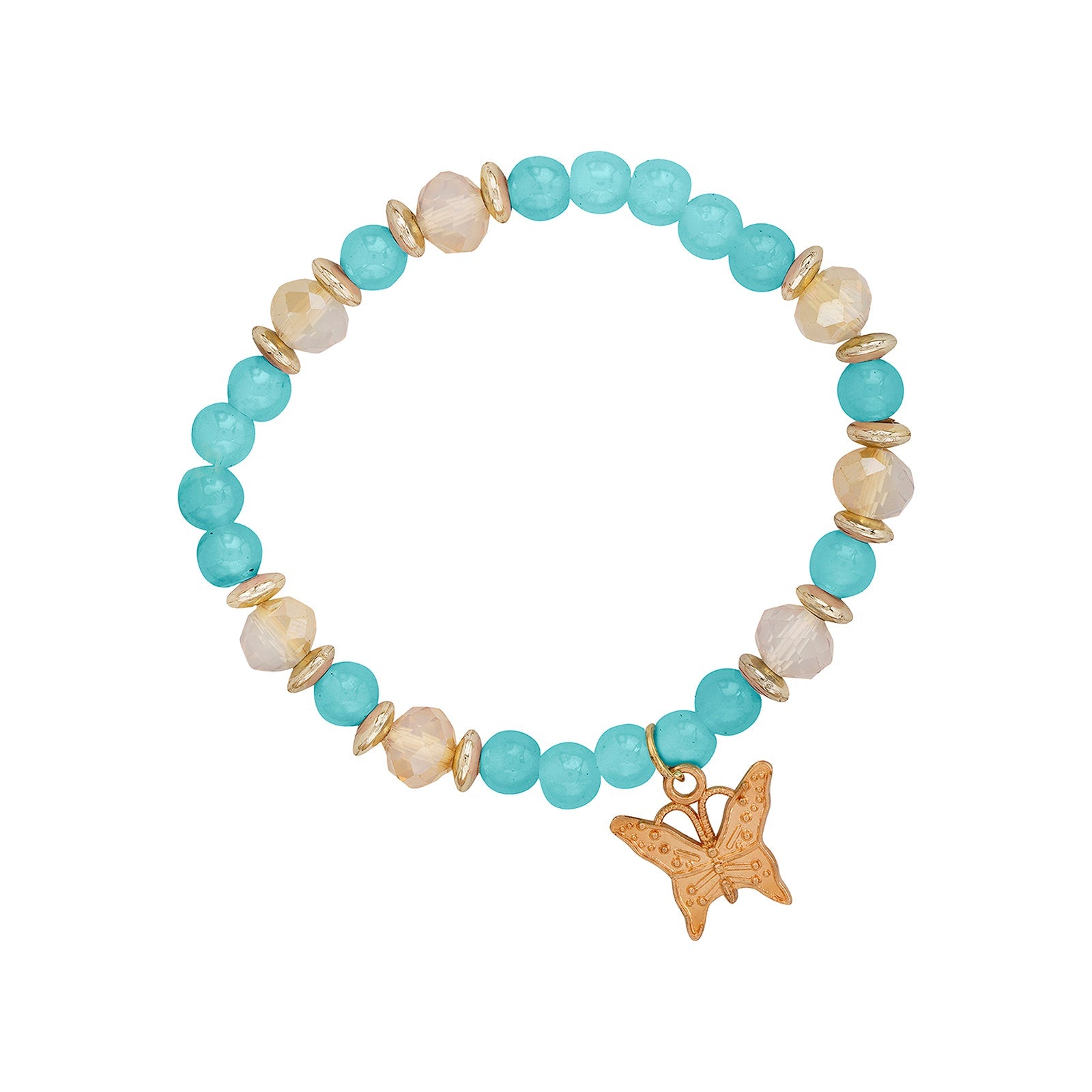 How You Get The Girl Blue Beaded Bracelet