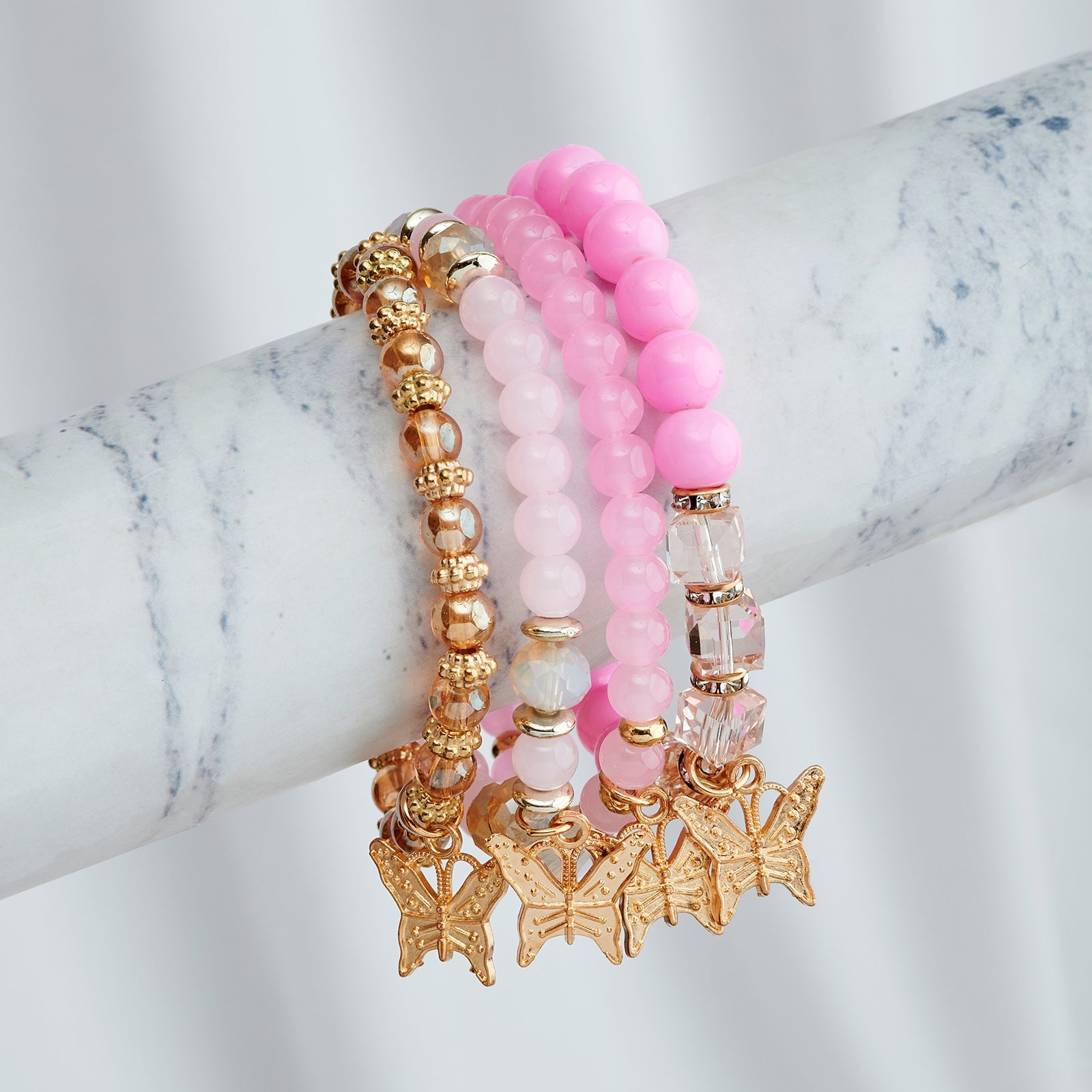 You Need To Calm Down Pink Beaded Bracelet