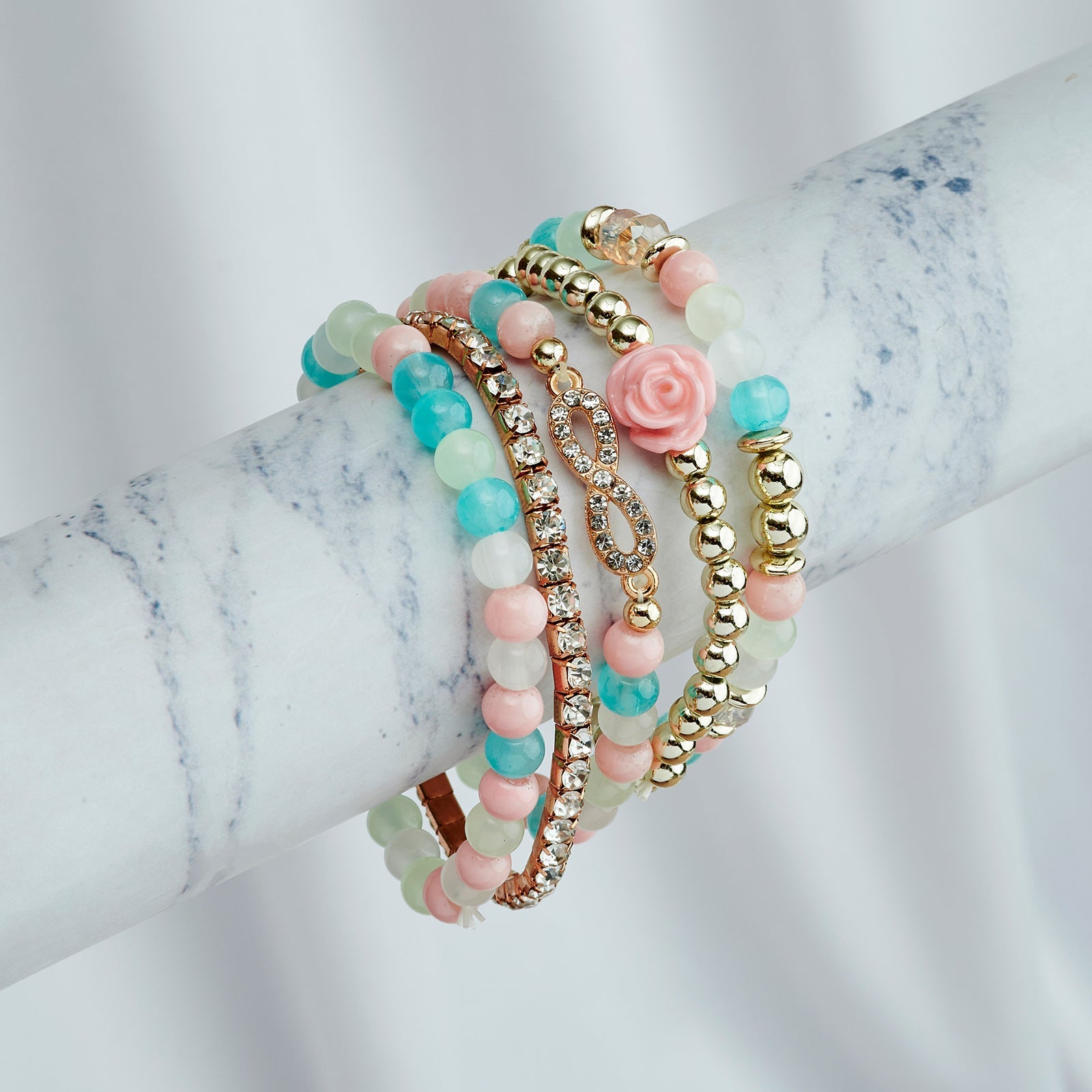 All Of The Girls You Loved Pastel Before Beaded Bracelet