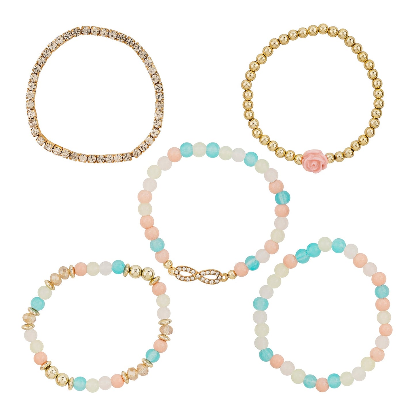 All Of The Girls You Loved Pastel Before Beaded Bracelet