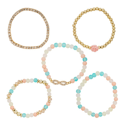 All Of The Girls You Loved Pastel Before Beaded Bracelet