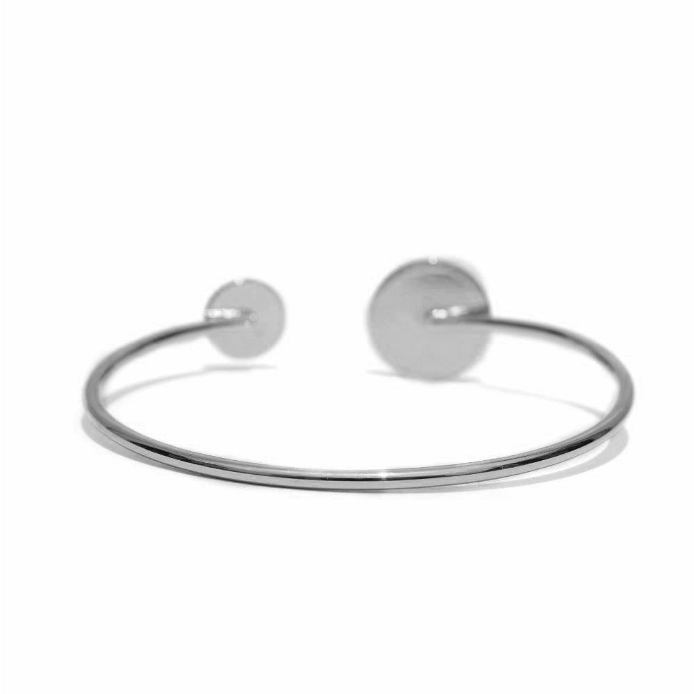 Minimal Dot Silver Bracelet - Joker & Witch