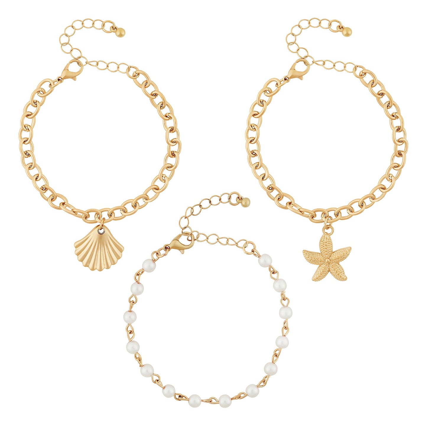 Oasys Gold Seashells Bracelet