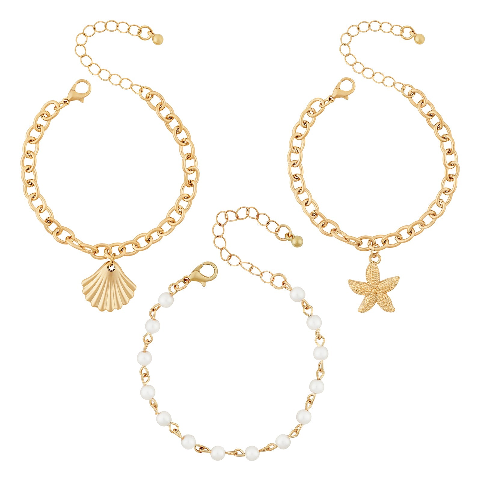 Oasys Gold Seashells Bracelet