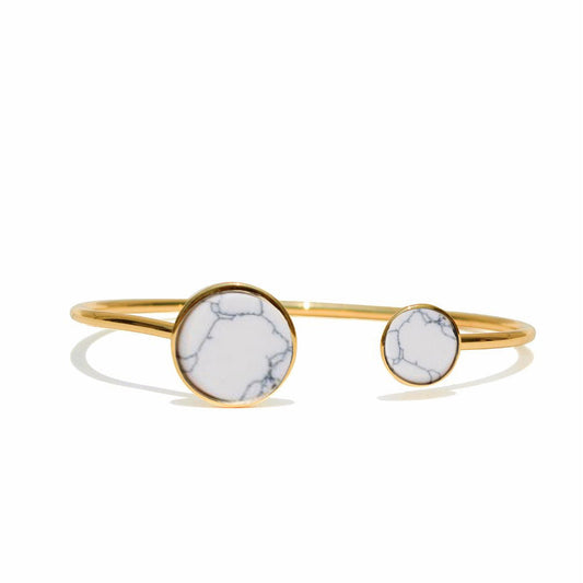 Marble White Dot Bracelet - Joker & Witch