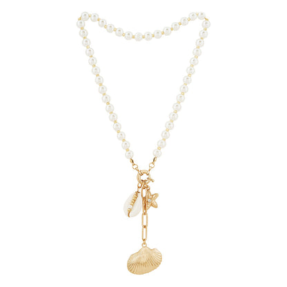 Aeris Gold Seashells Necklace