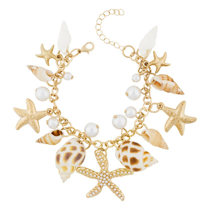 Celia Gold Seashells Bracelet
