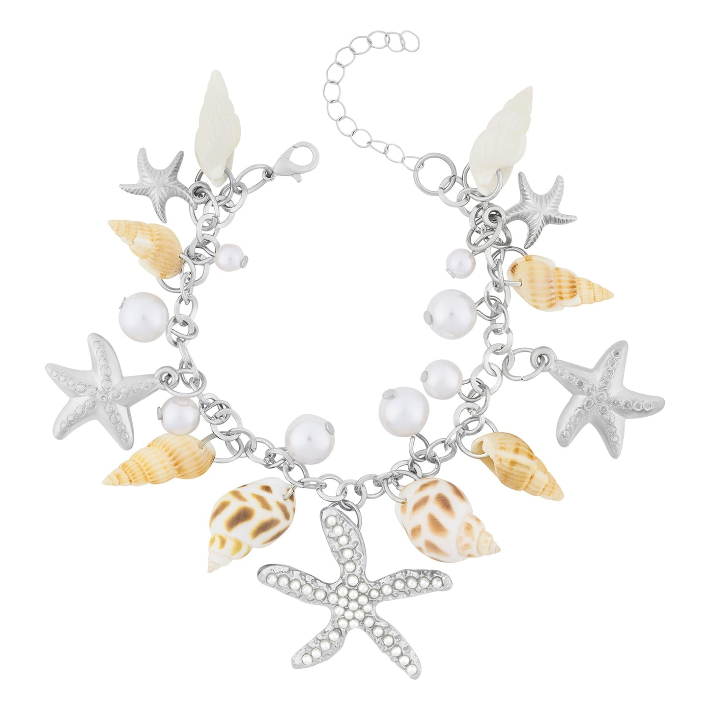 Celia Silver Seashells Bracelet