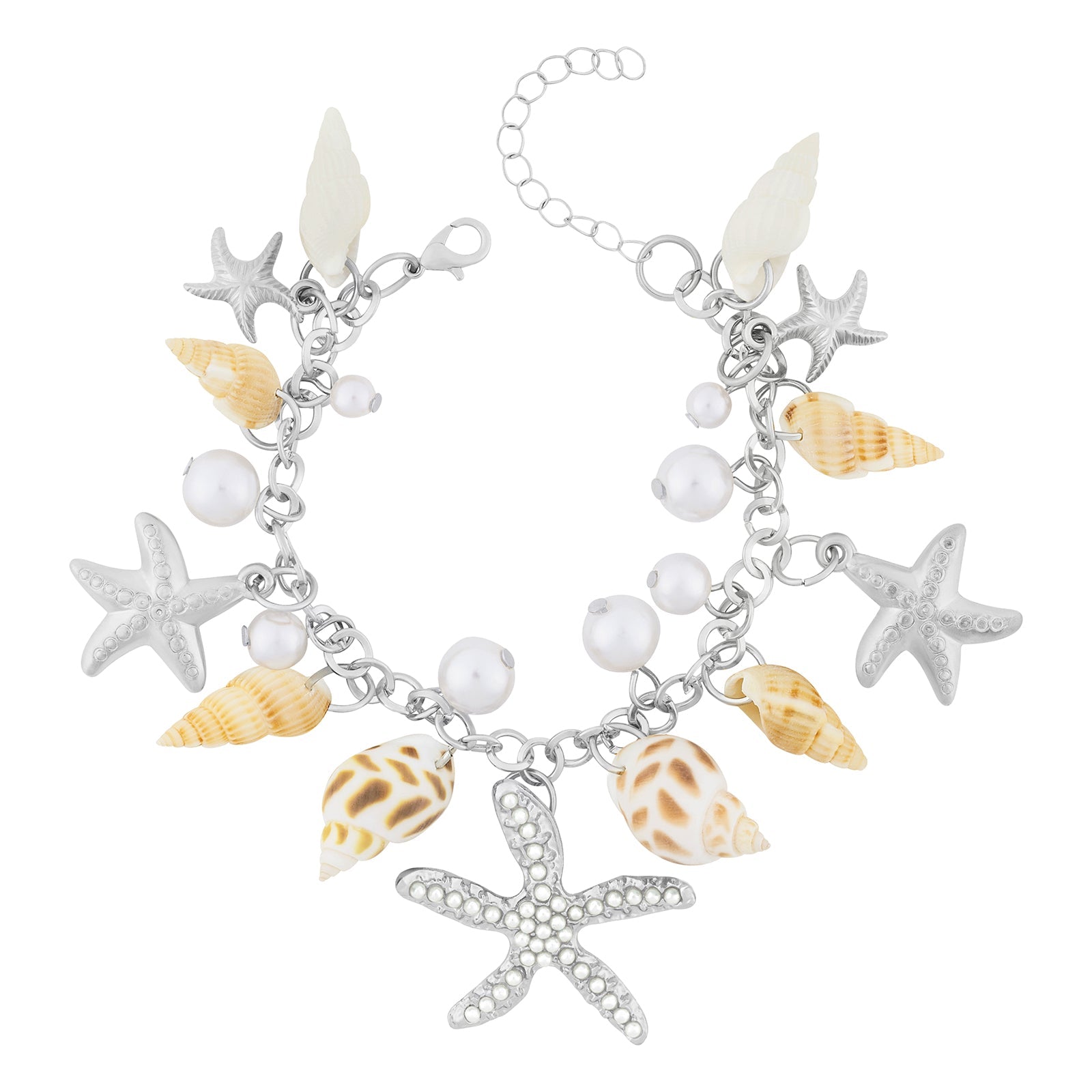 Celia Silver Seashells Bracelet