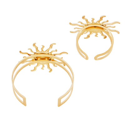 Maribel Gold Seashells Ring and Bracelet Set