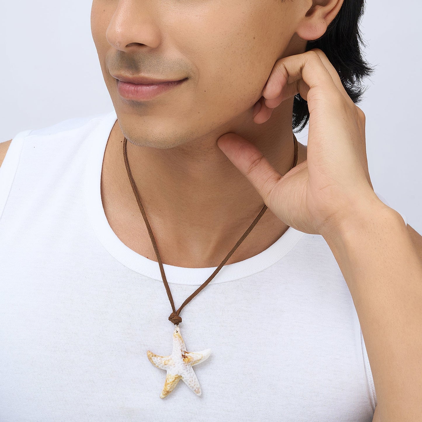 Masie Starfish Brown Necklace