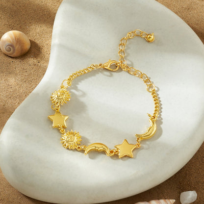 Leonara Charm Gold Bracelet