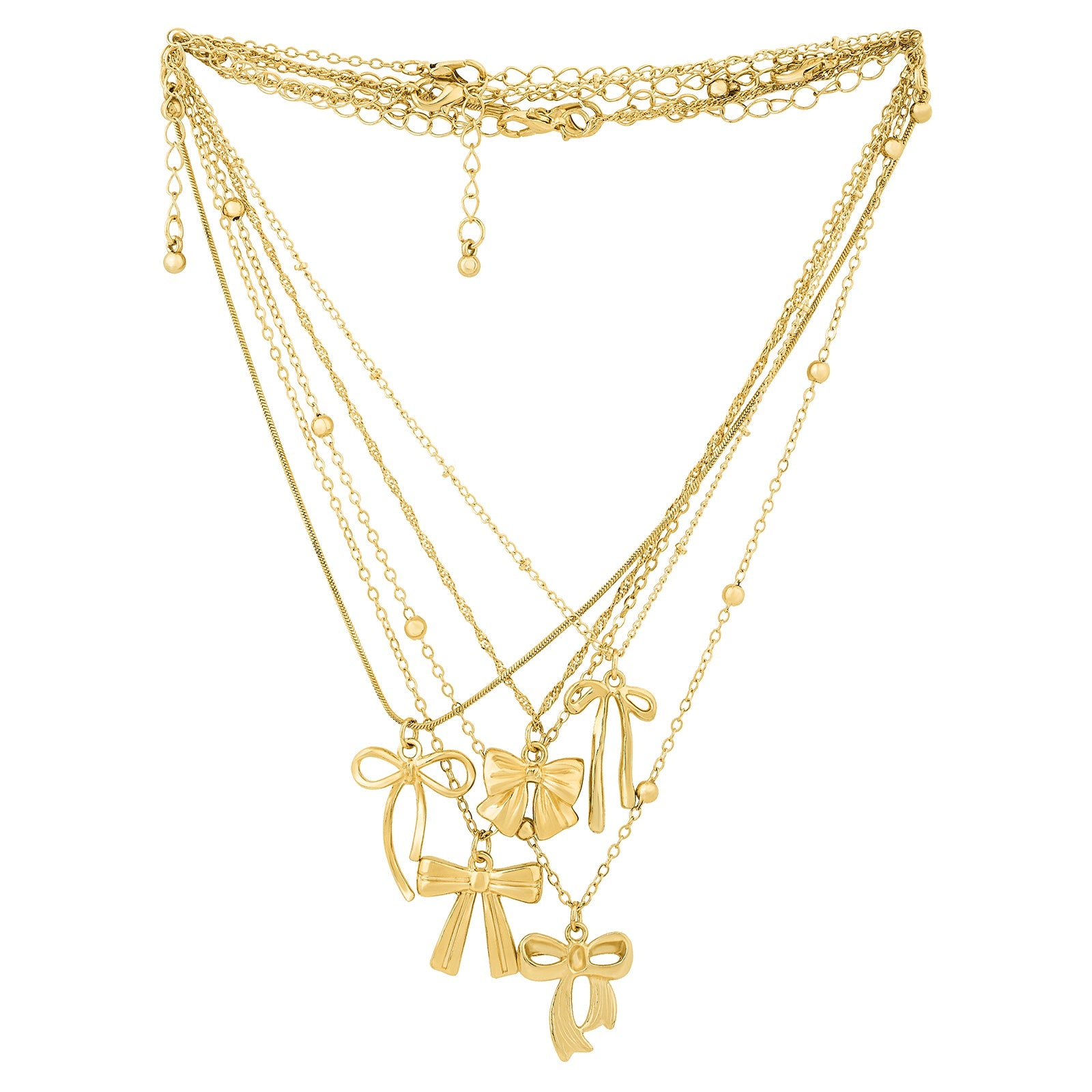 Dosie Layered Gold Love Necklace