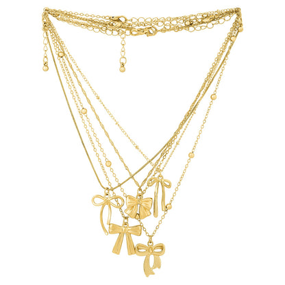 Dosie Layered Gold Love Necklace