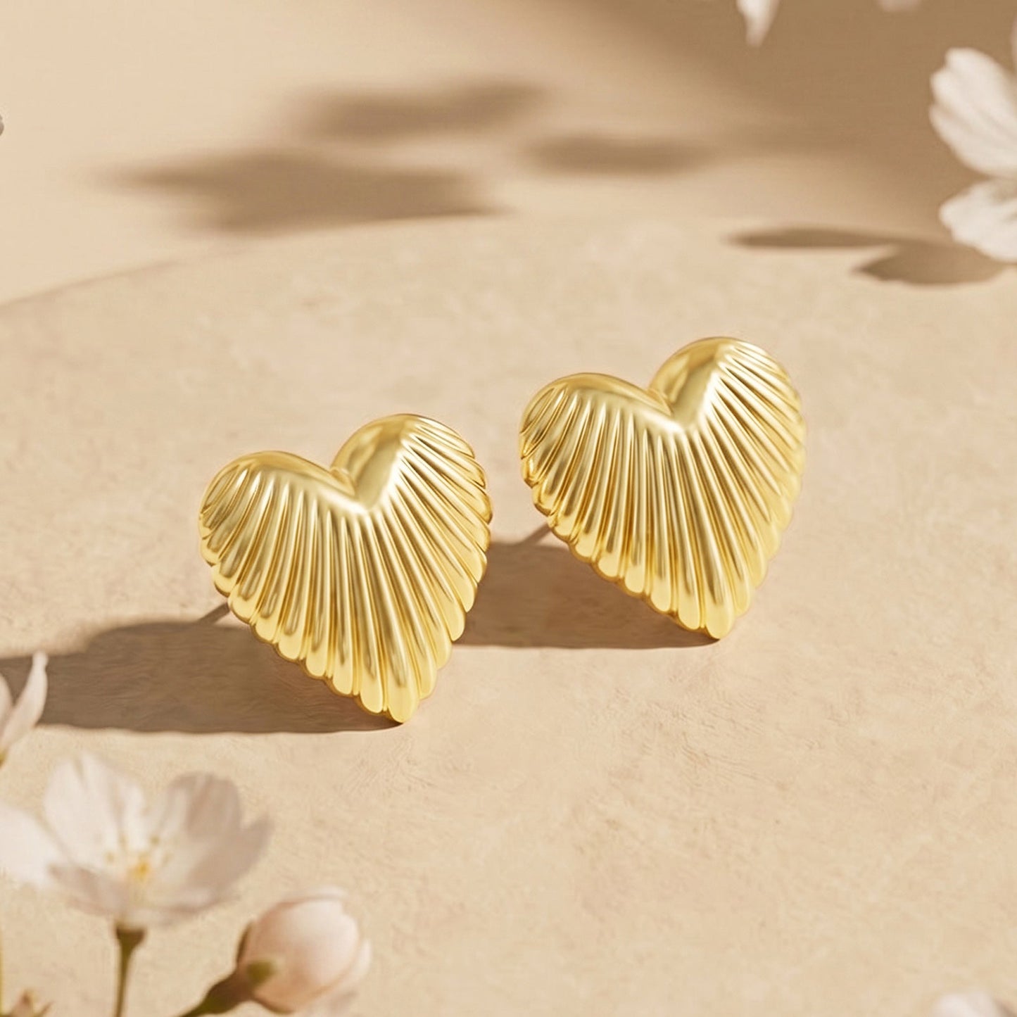 Ryeana Gold Love Earings
