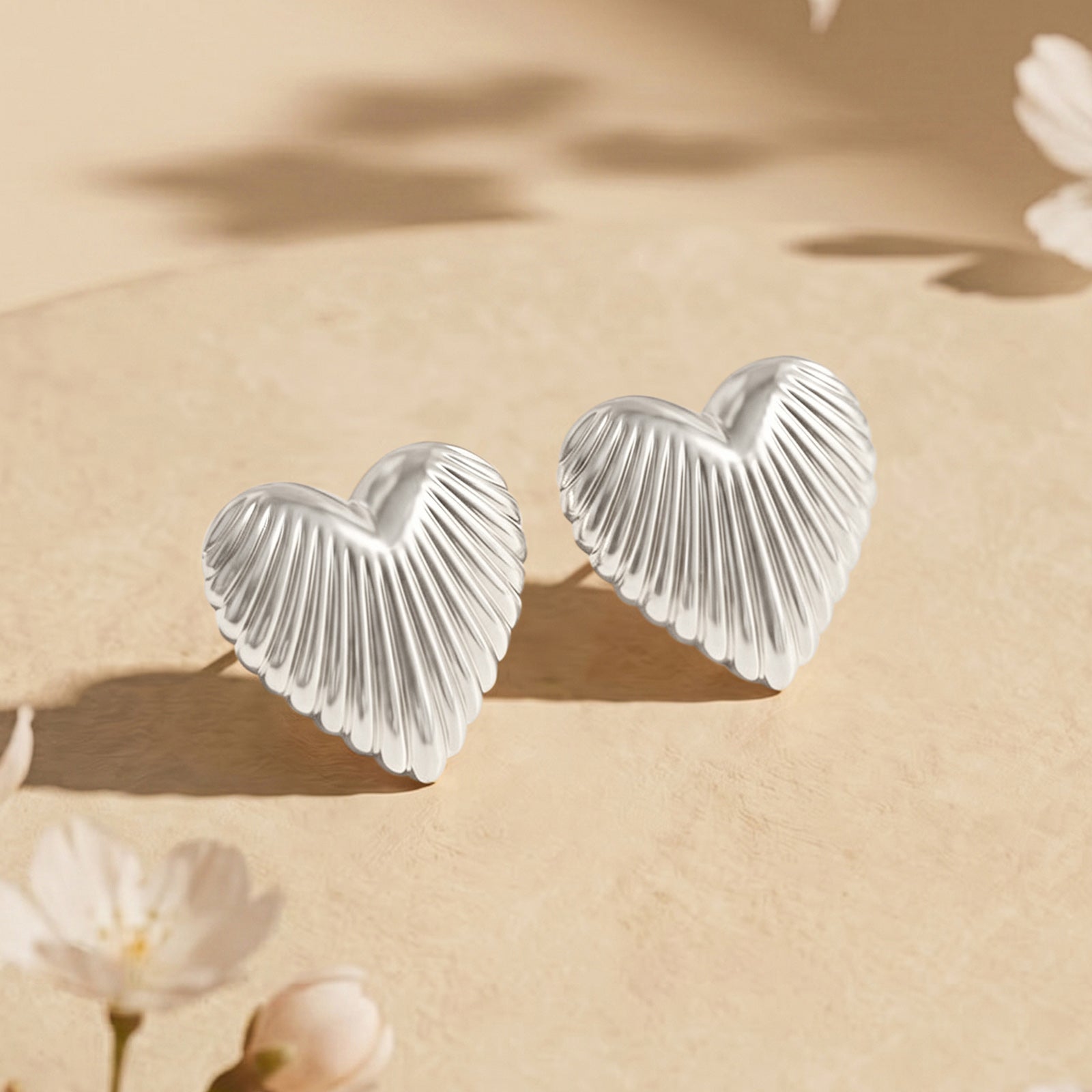 Ryeana Silver Love Earings