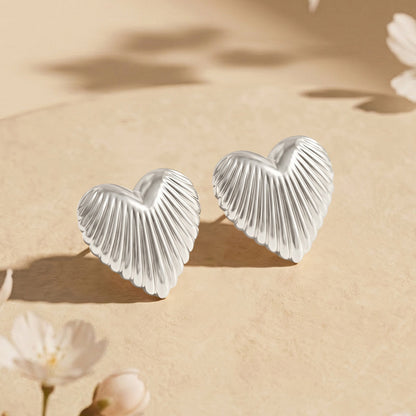 Ryeana Silver Love Earings