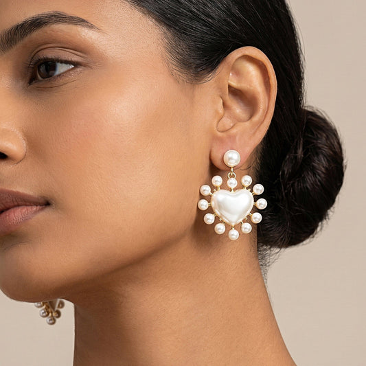 Love Pop White Earrings
