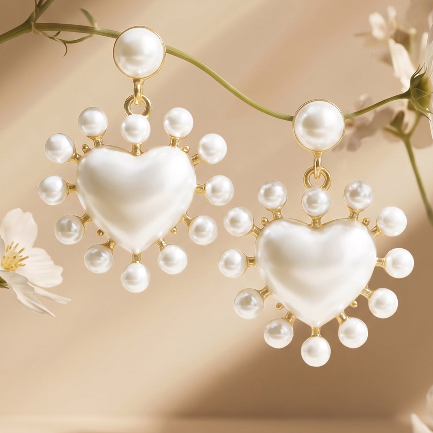 Love Pop White Earrings