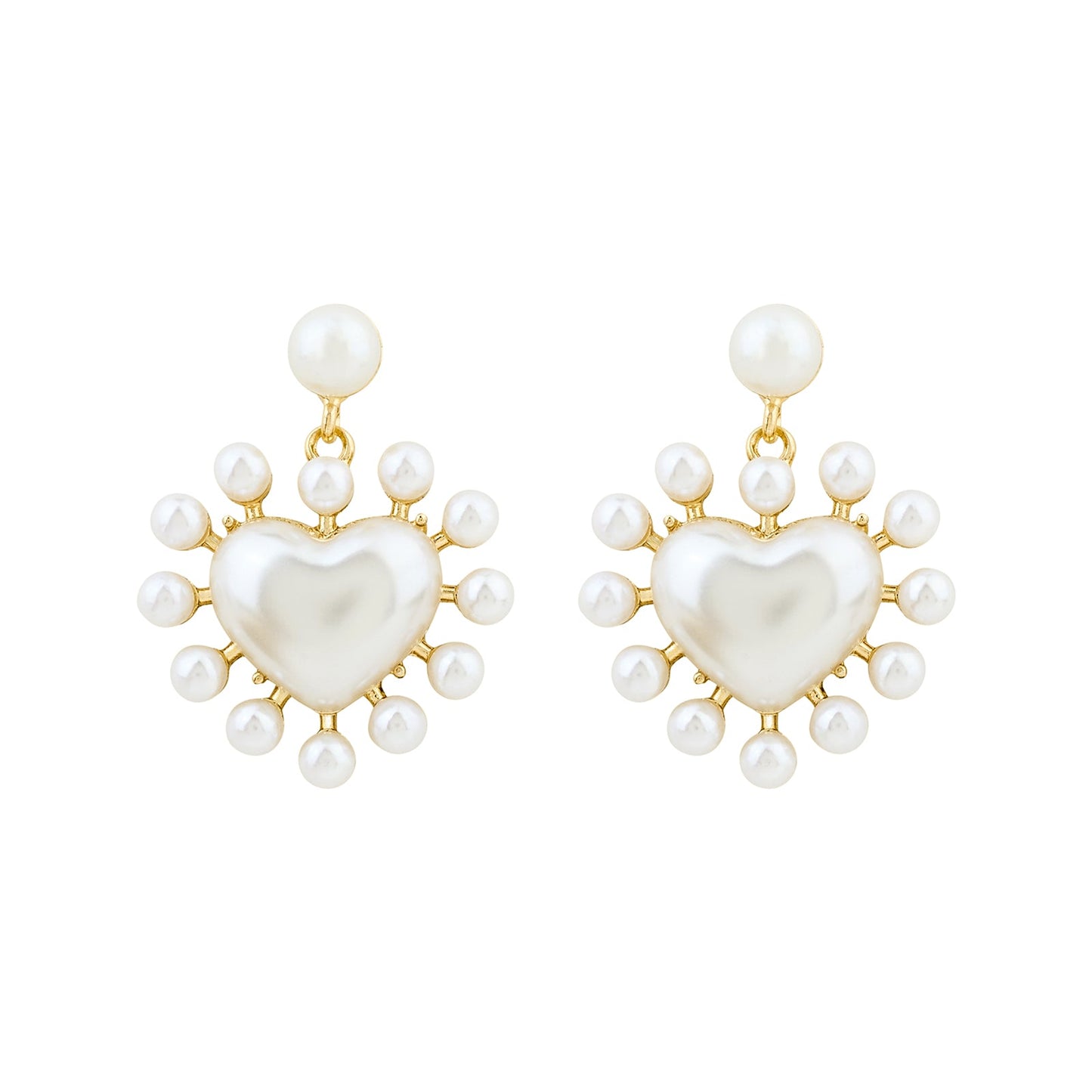 Love Pop White Earrings