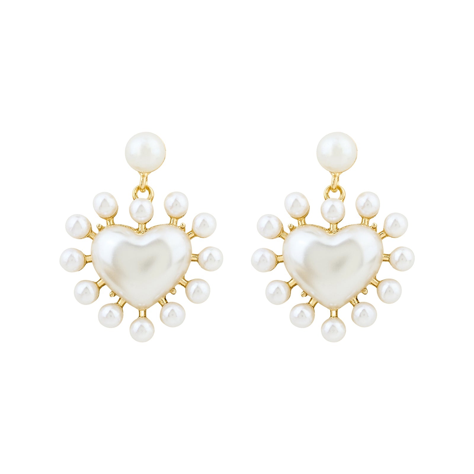Love Pop White Earrings