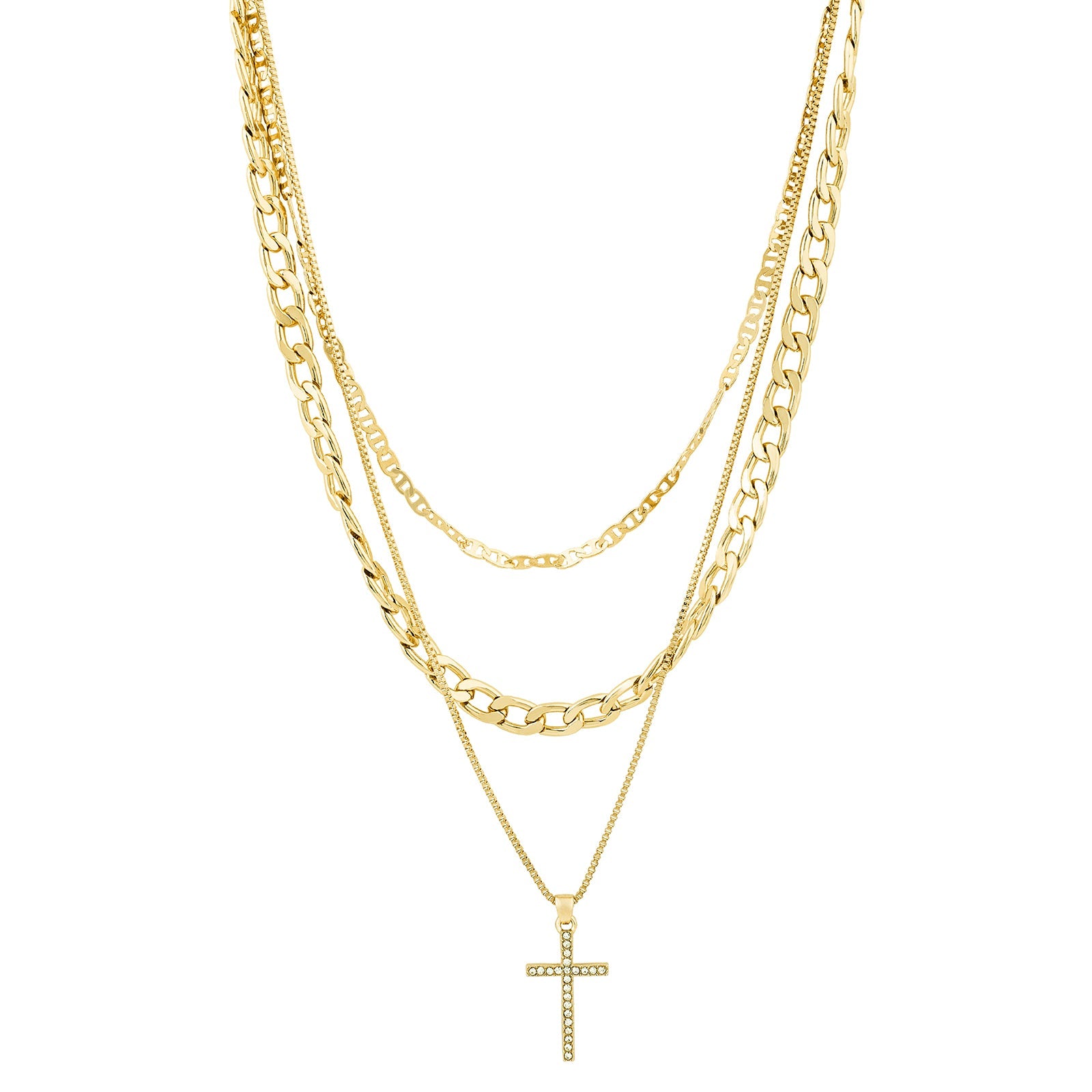 Everan Gold Layered Love Necklace
