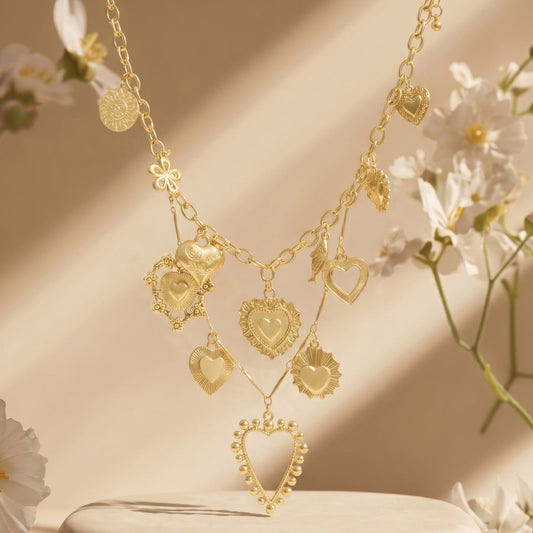 Aiyume Gold Love Necklace
