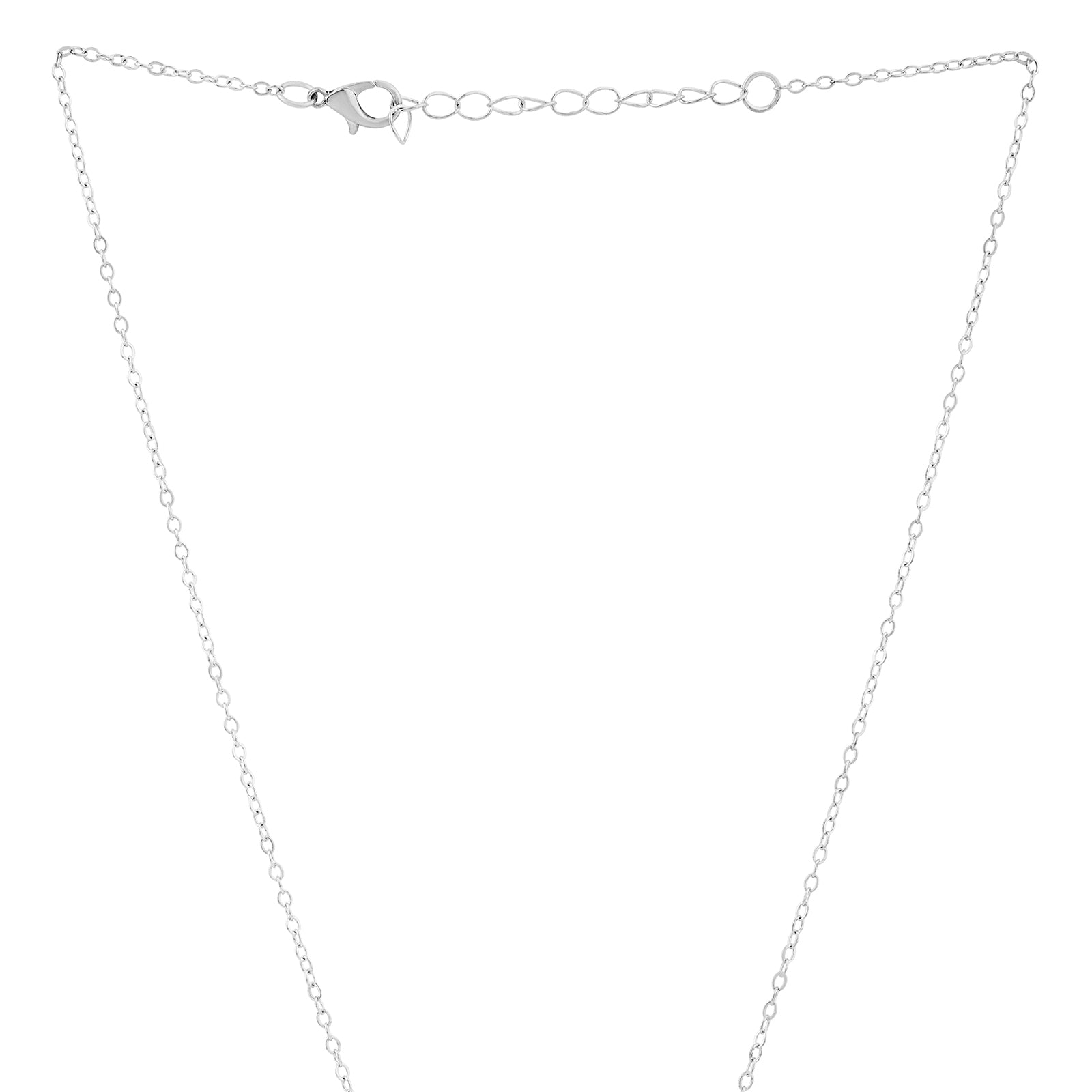 Bluette Bow Silver Love Necklace