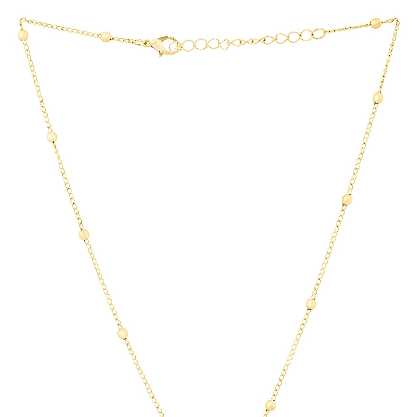 Cici Bow-Styled Gold Love Necklace