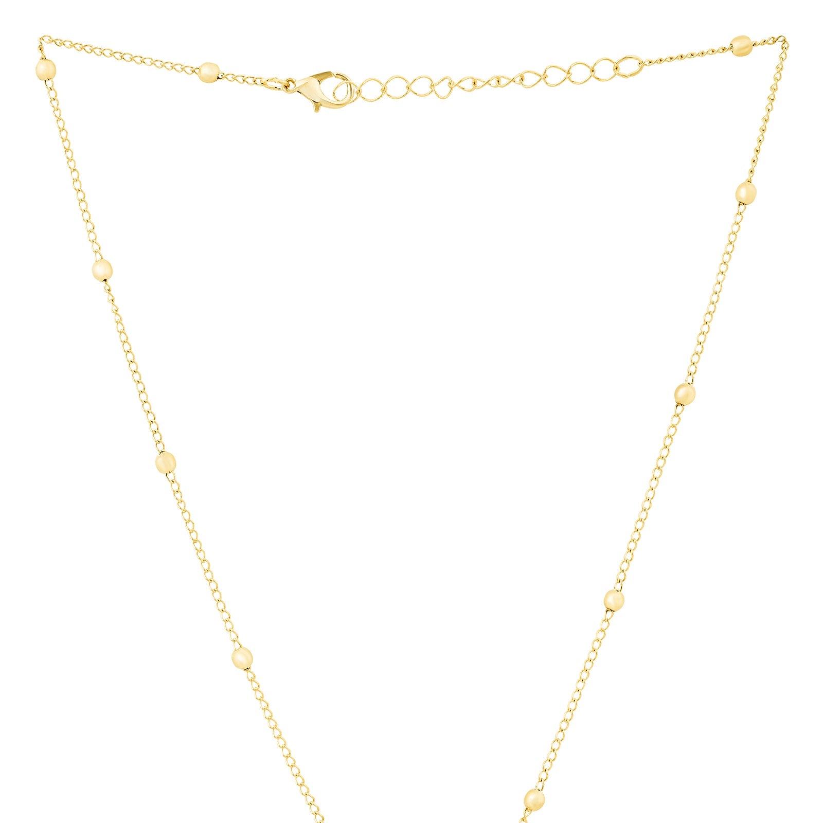 Cici Bow-Styled Gold Love Necklace