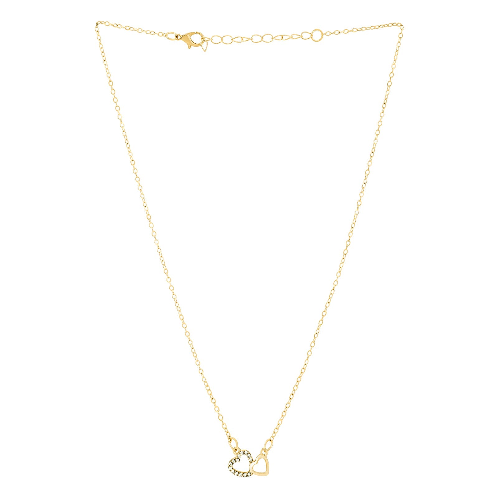 Zeta Gold Love Necklace