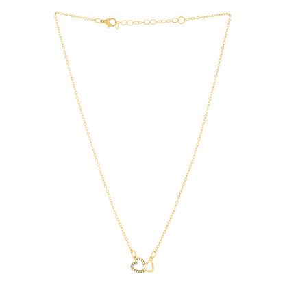 Zeta Gold Love Necklace