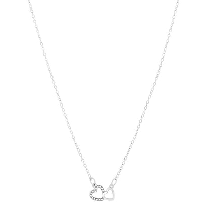 Zeta Silver Love Necklace