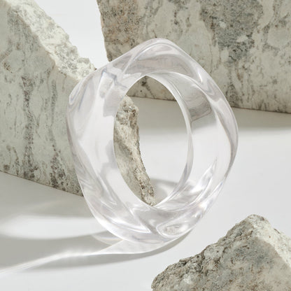 Elaria Transparent Chunky Bracelet