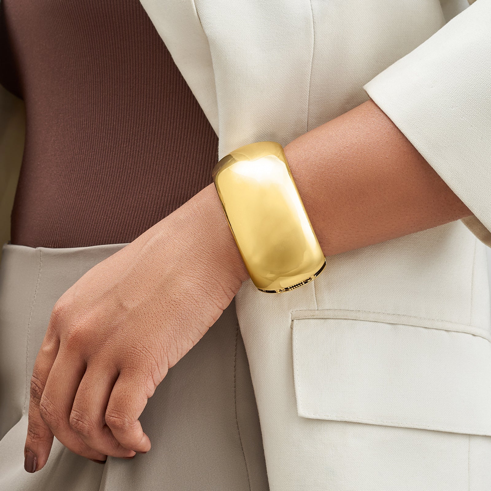 Roro Gold Chunky Bracelet